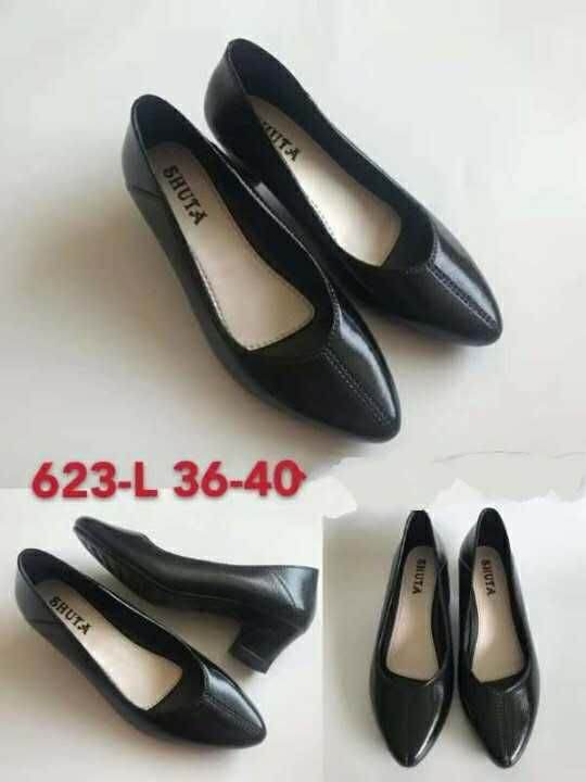 623 New women black shoes Lazada PH