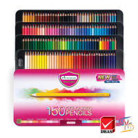 Master Art มาสเตอร์อาร์ต สีไม้ ดินสอสีไม้ แท่งยาว 150 สี รุ่นใหม่ จำนวน 1 กล่อง