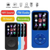 เครื่องเล่นเพลง MP4 MP3 1.8นิ้วปุ่มกดบลูทูธ5.0นักเรียนรองรับการ์ด32GB ในตัวลำโพง FM วิทยุนาฬิกาปลุก