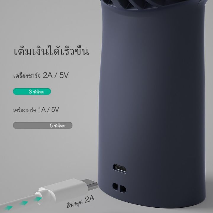 jisulife-พัดลมพกพา-พัดลมมือถือ-4000mah-พัดลมชาร์จ-usb-พัดลมมือถือขนาดเล็ก