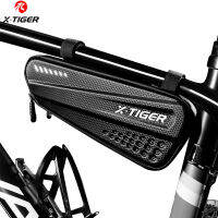 X-TIGER  Bike Cycilng Bicycle Bag 1.2L Waterproof 3D EVA Shell Pouch Bicycle Top Front Tube Triangle Bike Frame Bag