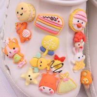 1pcs Dress Dinosaur Donut Star Resin Shoe Charms Decorations Boys Girls Slipper Shoes Accessories Fit Croc Jibz Holiday Gift