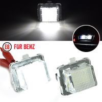 2ชิ้นโคมไฟ Canbus หมายเลขป้ายทะเบียน Led สำหรับ Mercedes Benz E350 CL550 W204 S204 W221 C180 C200 E300 W212 S212 C207 W216