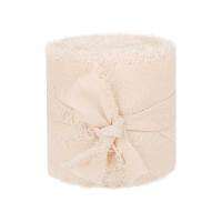 1/2/3 Rolls Edged Chiffon Ribbon Silk Ribbons Wedding Invitation Bouquet Fabric Ribbons 5Yards For Gifts Wrapping DIY Craft Gift Wrapping  Bags