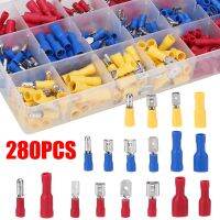 【DT】 hot  280pcs/set Durable Cable Lugs Assortment Kit Wire Flat Connectors Crimp Terminals Car Electrical Equipments Supplies