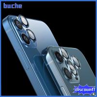 BUCHE Anti Fragment Ultra Thin ป้องกันรอยขีดข่วน กระจกนิรภัย วงแหวนป้องกัน ฝาครอบตัวป้องกันเลนส์ เคสโลหะของกล้อง ฝาปิดทั้งหมด