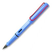 LAMY Safari fountain pen Royal blue with red clip 2006 limited edition