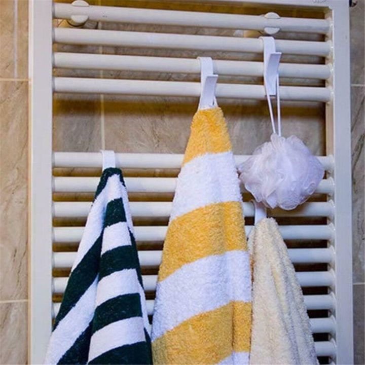 ร้อน-ไม้แขวนเสื้อคุณภาพสูงสำหรับอุ่นหม้อน้ำผ้าขนหนูรางไม้แขวนเสื้ออาบน้ำที่วางแบบตะขอที่แขวนผ้าพันคอสีขาว-percha-pleable