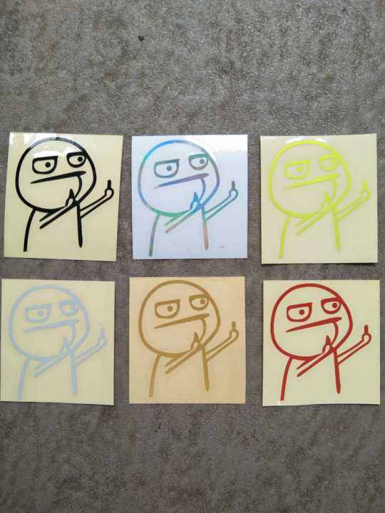 STIKER CUTTING VIRAL CUTTING STICKER EMOTICON Lazada Indonesia