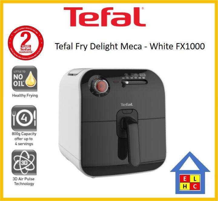 Tefal Fry Delight Air Fryer Meca White FX1000 Lazada
