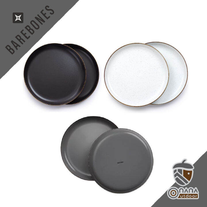 Barebones Enamel Salad Plate Set 2 Lazada.co.th