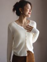 【Ready】? ted long-sed cardigan for women h spenders to th wool base top sweater jacket 23 autumn new sle