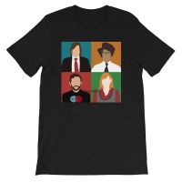 ผ้าฝ้าย 100%It Crowd ชื่อ MossRoyRichmondJen กราฟิกตลกของขวัญผู้ชายผู้หญิงผู้หญิง Unisex TShirt เสื้อกันหนาว【s-5xl