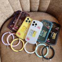 CS76 เคสหมีพร้อมที่ตั้งโทรศัพท์และสายคล้องมือน่ารักๆ สินค้าใหม่พร้อมส่ง??