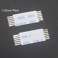 10PCS FPC FFC Ribbon Flexible Flat Cable AWM 20624 80C 60V VW-1 2/8/10/20 Pin 1.25MM Pitch welding Wires  Leads Adapters