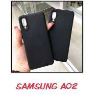 [ส่งจากประเทศไทย] เคสโทรศัพท์ซิลิโคนสีดำ Case Samsung Galaxy A02 สวยและบางมาก