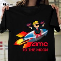 Ship To The Moon Amc Stock Wsb Unisex T Shirt Custom Aldult Teen Unisex Digital Printing Tee Shirt Fashion Funny New Cotton