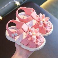 【hot】▣▽✠  Infant Flowers Sandals Croc Shoes Kids Sole Anti-slip Baby Clogs Hole Flats Sandal Crib