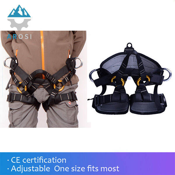 Safety Sitting Harness for Rock Climbing Rappelling Rescue Construction