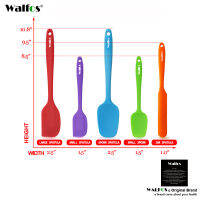 Walfos 5PCSSet Non-Stick Silicone Spatula Baking Pastry Heat-Resistant Silicone Spatula Kitchen Utensil Cooking Tool