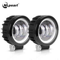 Nlpearl Light BarWork Light 6D Lens Led Angel Eyes Fog Lights Led Work Light Bar For 4x4 Offroad Truck Boat ATV Led Bar 12V 24V