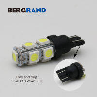 2PCS W5W 5050 9SMD รถ T10 LED 194 168 Wedge เปลี่ยนย้อนกลับแผงโคมไฟสีขาว9000K สำหรับไฟ Clearance 99LM