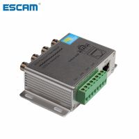 ●✆❒ ESCAM 4CH 8CH Passive Video Balun For TVI CVI AHD Cameras CCTV Via Twisted Pairs UTP Video Balun 4CH Transceiver BNC To UTP RJ45