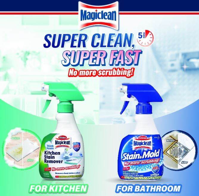 MAGICLEAN KITCHEN STAIN REMOVER 400ML Lazada