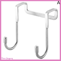 Manao 304สแตนเลส Hook Free punching Double S-Shape Hook ห้องครัวห้องน้ำตู้ประตูกลับประเภท Coat towel Storage hanger