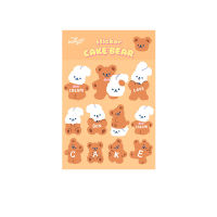 Album Stationery Label DIY Diary Sticker Decorative Kawaii Lovely Scrapbooking Cake Bear