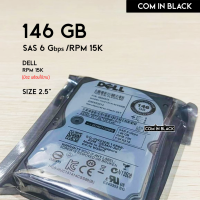 HDD DELL 146GB /SAS 6Gbps /RPM 15k /Size 2.5นิ้ว (ฮาร์ดดิสก์มือ2)