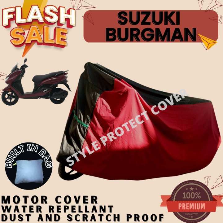 SUZUKI BURGMAN STREET 125 MOTORCYCLE COVER WATER REPELLANT DUST AND ...