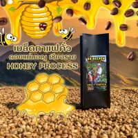 เมล็ดกาแฟคั่ว ฮั่นนี่โพรเซส(honey process) อาราบิก้า ดอยแม่มอญ เชียงราย