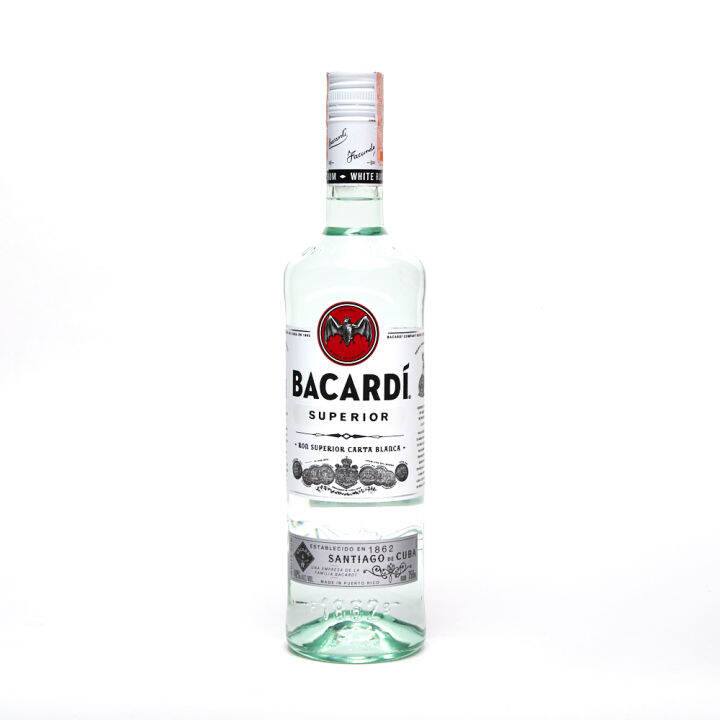Bacardi Superior White Rum 750mL (A Light Tasting & Aromatic Rum