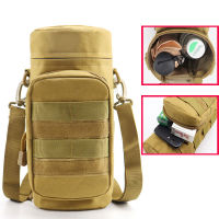 Molle ระบบทหารกาต้มน้ำเอวกระเป๋ายุทธวิธีขวดน้ำกระเป๋าความจุขนาดใหญ่กลางแจ้งล่าสัตว์เดินป่าตกปลากาต้มน้ำกระเป๋า