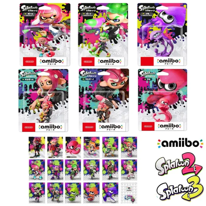 Nintendo Splatoon Amiibo Figuren Merch Splatoon 2 3 Switch Wii U In - Foto 4