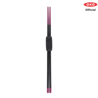 OXO ตะเกียบ ซิลิโคน สีชมพู l OXO Silicone Cooking Chopsticks Rasberry ปลายด้ามทำจากซิลิโคน ทนความร้อนสูง ความยาวพิเศษ สำหรับใช้ประกอบอาหาร