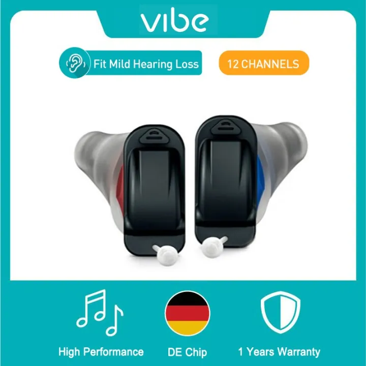 Siemens Vibe Invisible Hearing Aids APP Programmable Digital Hearing Aid 12 Channel Suppress