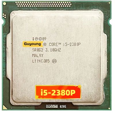 I5หลัก2380P I5-2380P 3.1 GHz ใช้เครื่องประมวลผลซีพียู Quad-Core 6M 95W LGA 1155