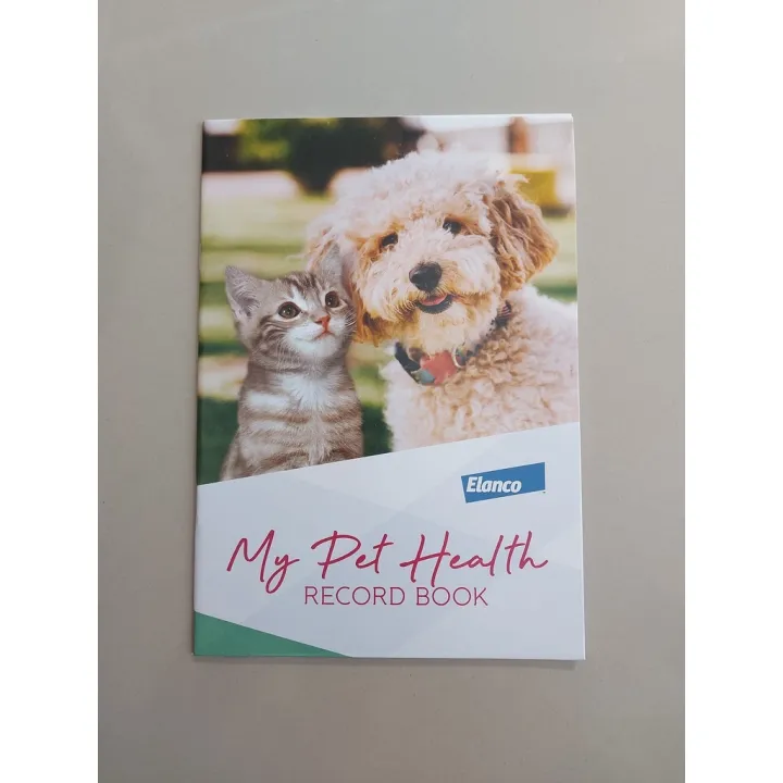 MY PET HEALTH RECORD BOOK Lazada PH