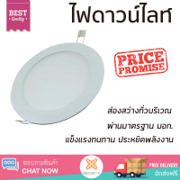 ใหม่ล่าสุด ไฟเพดาน โคมไฟดาวน์ไลท์ RPL150LED12WWW L&amp;E AL/PLWH6"RD ส่องสว่างทั่วบริเวณ ใช้ได้กับขั้วหลอดมาตรฐาน Downlight