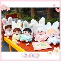 (Popular toys)ชุดเสื้อผ้าตุ๊กตา5สีลูกกวาดน่ารัก,ชุดสายรัดกระต่ายผ้ากันเปื้อนชุดอลิซพรีเซลทำด้วยมือ