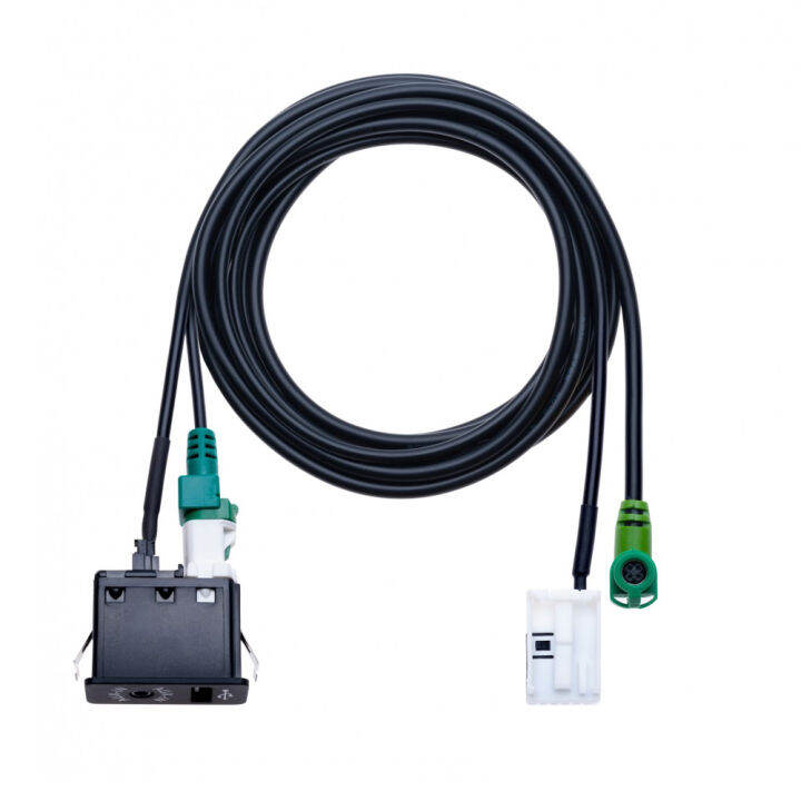 รถ-usb-aux-switch-4-12-pin-connecting-wire-harness-cable-สำหรับ-bmw-e61-e63-e64-e87-f03-e60-f25-f01-f02-e70วิทยุ-f13