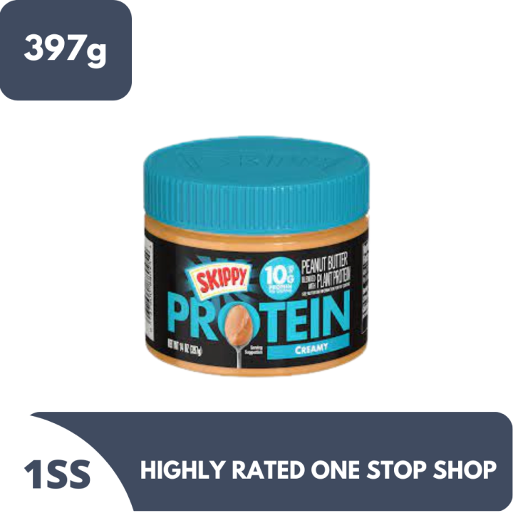 Skippy Protein Creamy Peanut Butter 397g | Lazada PH