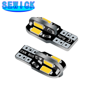 ส่วนลด100ชิ้น DC 12โวลต์ T10 5630 8SMD ยานพาหนะไฟ LED ป้ายทะเบียนลำต้นรถยนต์ขับรถโคมไฟหลอดไฟที่จอดรถหลอดไฟไฟท้าย