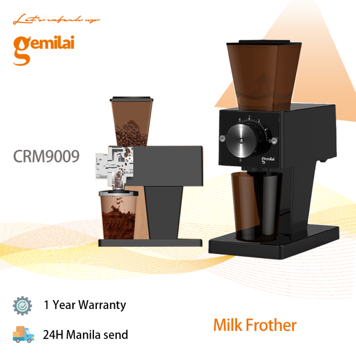 GEMILAI Coffee Grinder 8 Coarseness Level 60mm Balde Grinder for ...