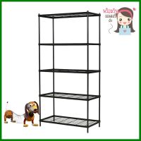 ชั้นวางของ 5 ชั้น FURDINI LINEAR สีดำ5-TIER SHELVING UNIT FURDINI LINEAR BLACK **บริการเก็บเงินปลายทาง**