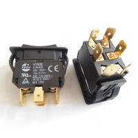 ON-OFF-ON HY60B 6 Pins 125250V 2015A อุตสาหกรรมไฟฟ้าเปิดปิด Rocker ปุ่มกดสำหรับเครื่องมือ