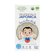 Gạo Japonica hữu cơ gạo ăn dặm cho bé - Hộp 1kg