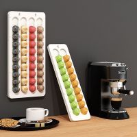 Creative Hole Free Wall Hanging Capsule Coffee Storage Rack Coffee Shop Nespresso Storage Display Rack Box Electrical Connectors